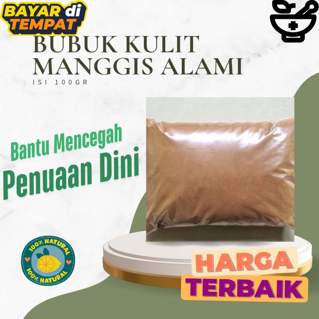 

Bubuk Kulit Manggis 100gr – Herbal Alami Tinggi Antioksidan | 100% Murni & Asli