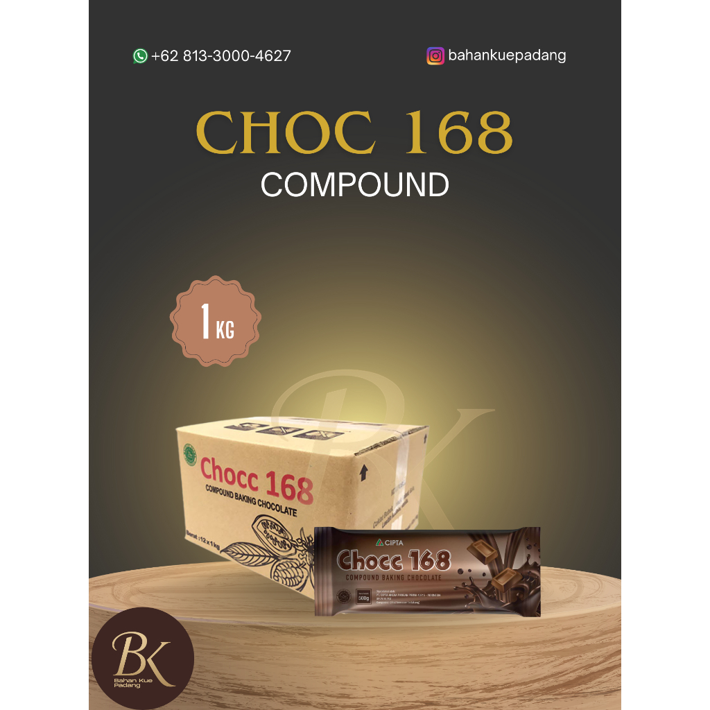 

Chocc 168 Coklat Compound 1 Kg dan 250 Gr