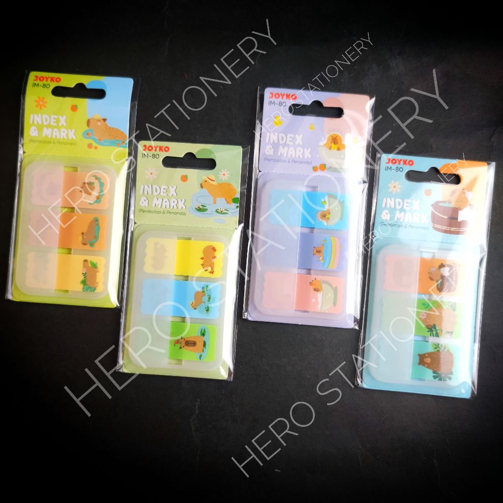 

Pembatas buku index mark plastik waterproof joyko IM-80