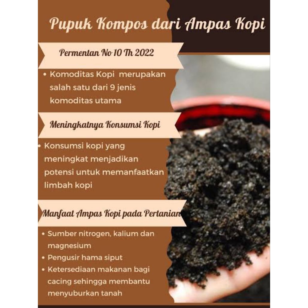 

Ampas Kopi dari Kopi Arabika / Robusta