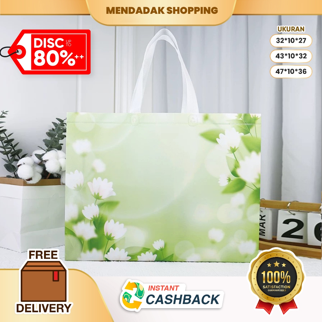 

(ETALASE 1-AN) Souvenir - Tas Spunbond - Totebag Wanita - Tas Belanja - Tas Jinjing - Totebag - Tas Jinjing Wanita - Tas Hampers - Tas Souvenir - Tas Lipat - Goodie Bag - Tas Ulang Tahun - Kantong Belanja - Tas Hampers - Tas Kado - Souvenir Pernikahan