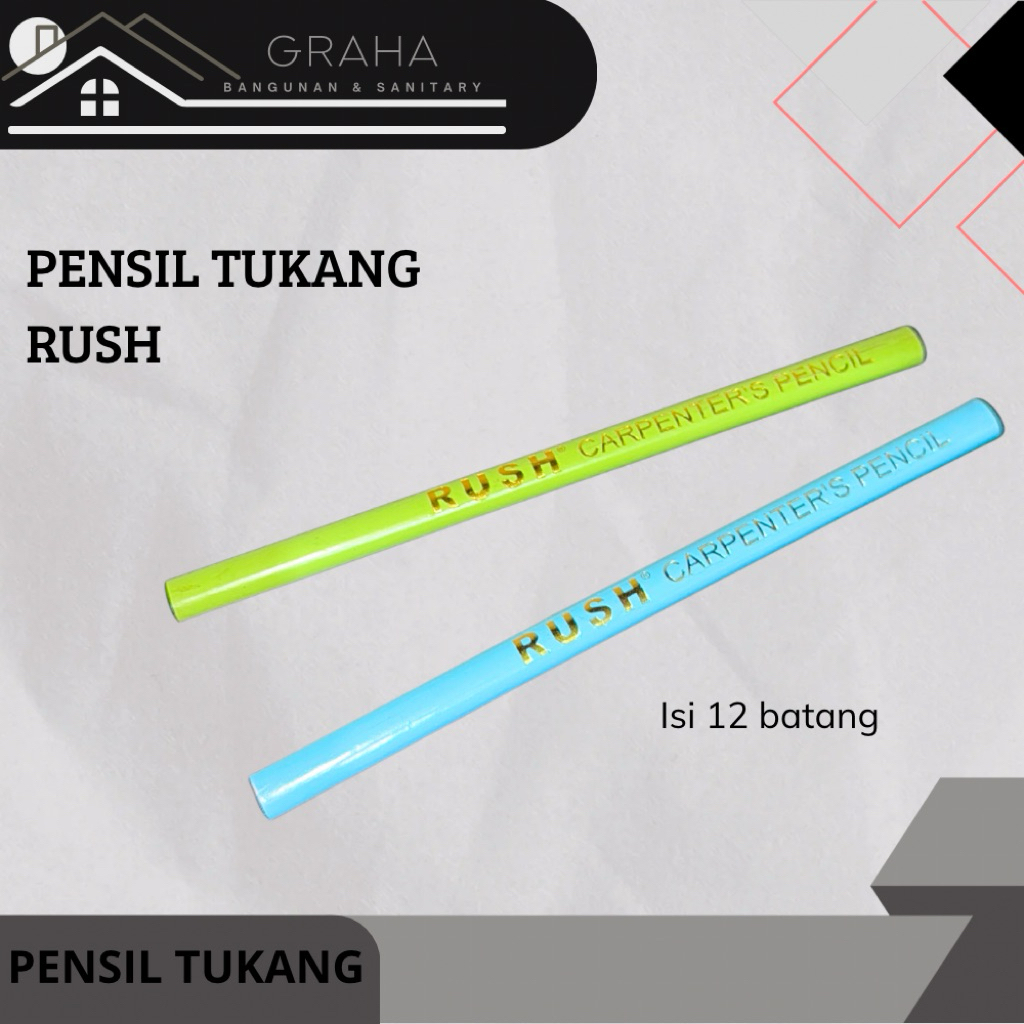 

Pensil Tukang Rush 12(Batang)