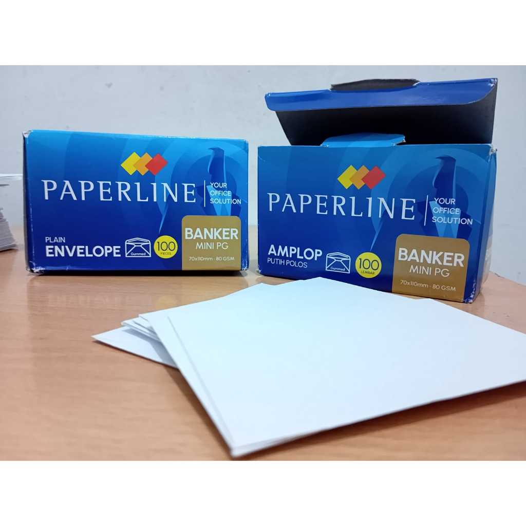 

AMPLOP KECIL POLOS NO 104 70X110MM 80GSM 1PACK 100 LEMBAR LEM PUTIH
