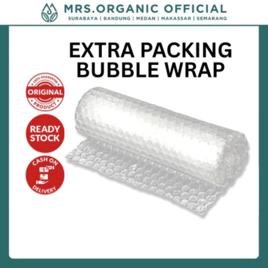 

Extra Bubble Wrap untuk Packing Lebih Aman