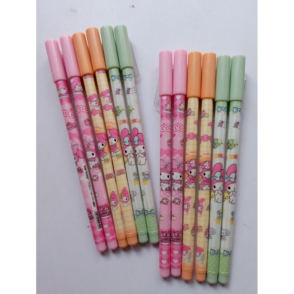 

(12PC) BOLPOIN MELODY GEL INK PEN 0.38 MM PGM-1