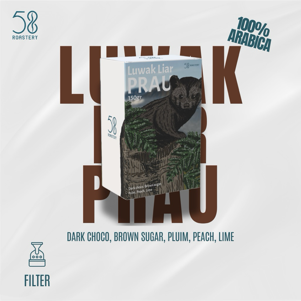 

Kopi Arabika Prau Luwak Liar 150gram