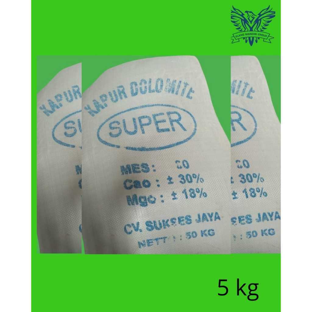 Dolomite Super 5kg Unsur Hara Kalsium Menaikan Ph tanah