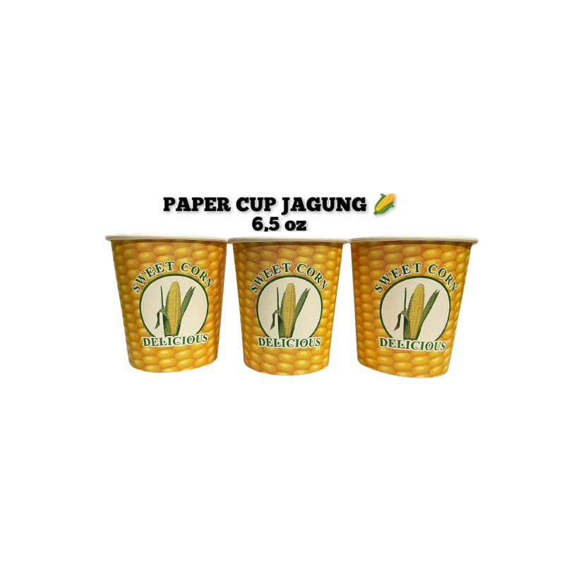 Paper Cup Jagung 6,5oz / Paper Cup JASUKE 6,5oz