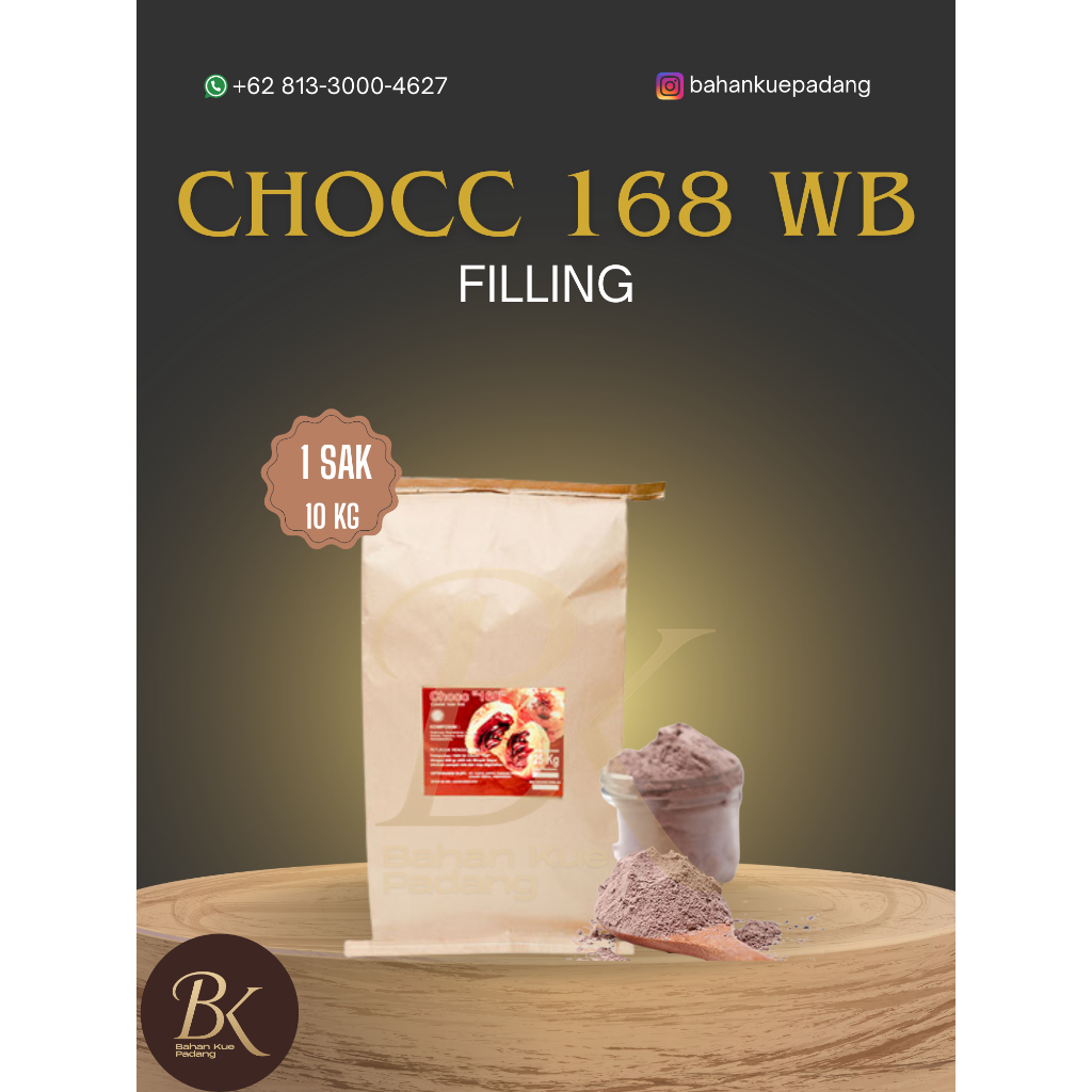 

COKLAT BUBUK MANIS CHOCC 168 / COKLAT BUBUK 10 KG
