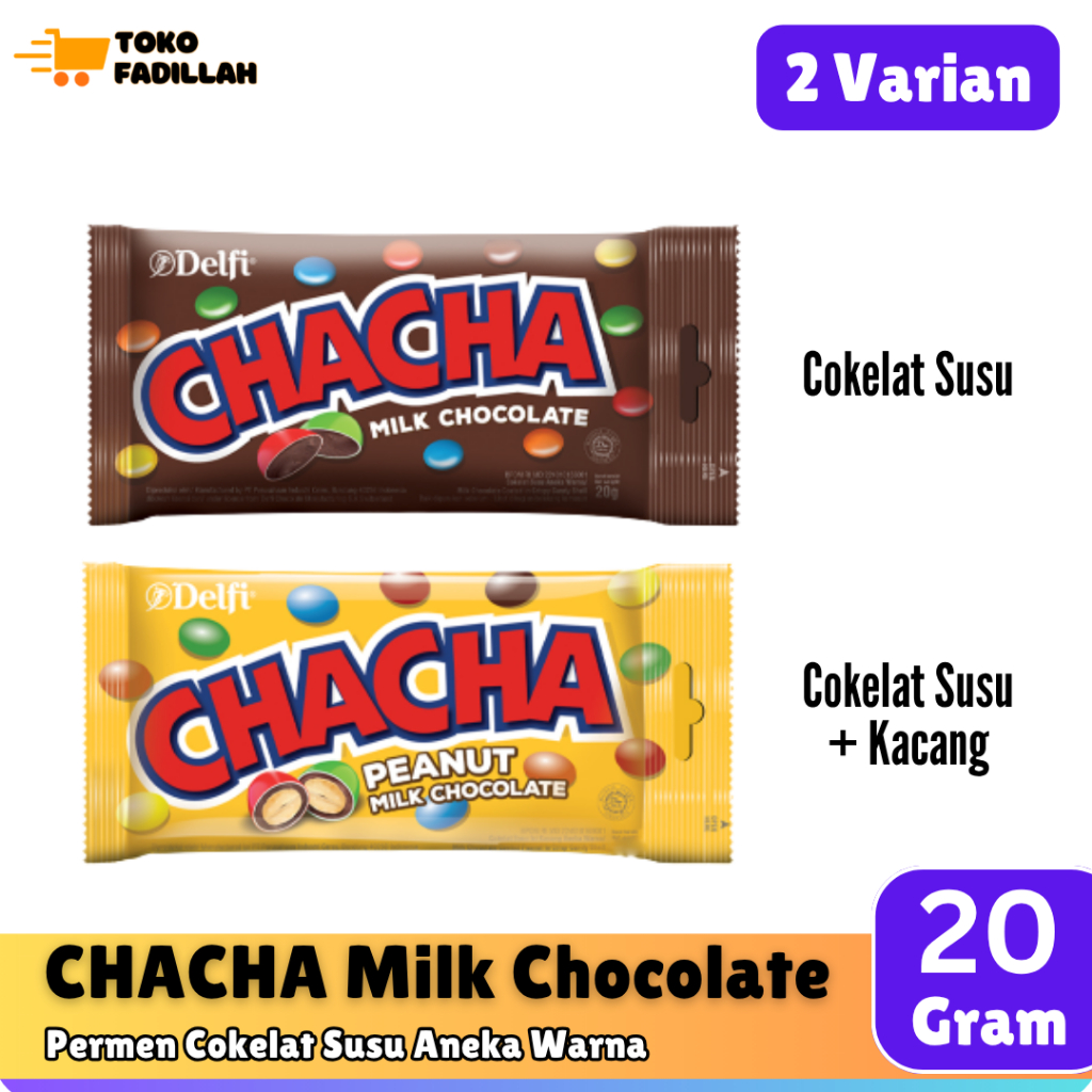 

CHACHA Milk Chocolate 20 gr (2 Varian)