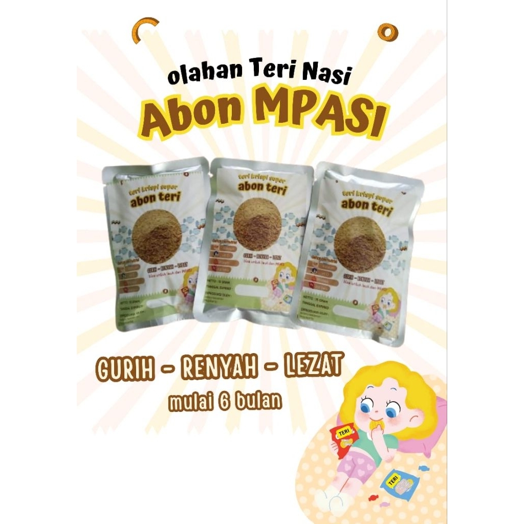 

Abon Mpasi Anak | Abon Teri Non MSG Penambah Berat Badan