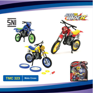 Mainan Anak Terbaru Motor Trail Termurah Motocross Metalic / Mainan Motor Cross murah / Motor Trail 