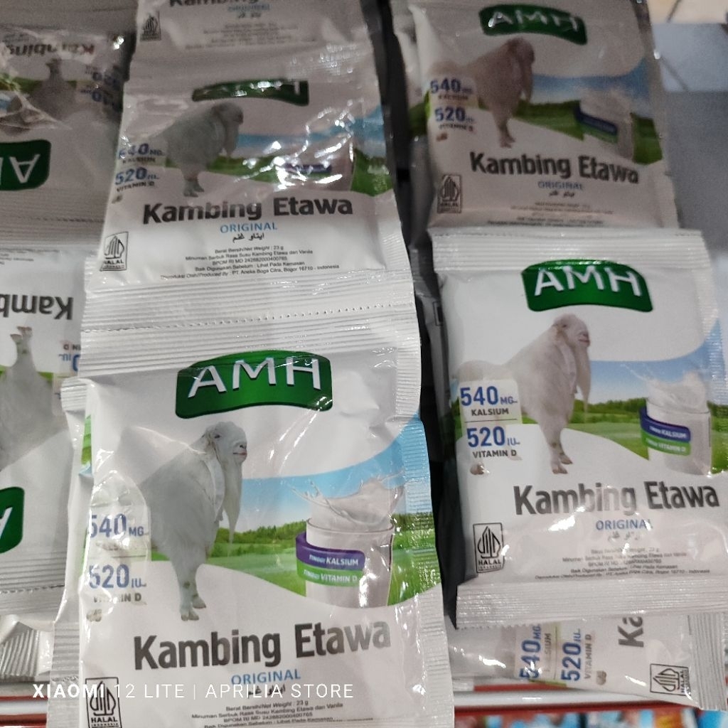 

Susu Kambing AMH Renceng 10 Sachet @23gr