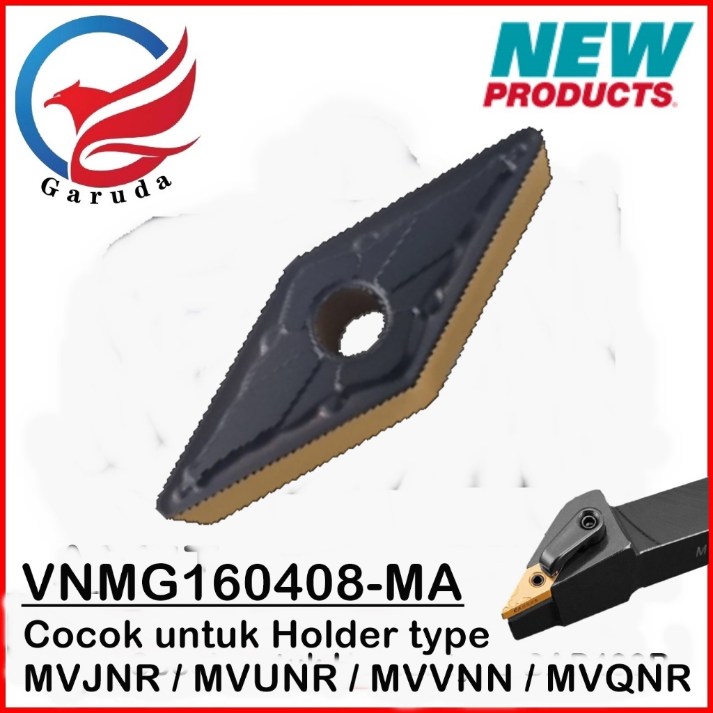 INSERT BUBUT VNMG160408-MA INSERT MILLING MATA PAHAT BUBUT MATA PISAU BUBUT MATA ULIR DALAM VNMG 160