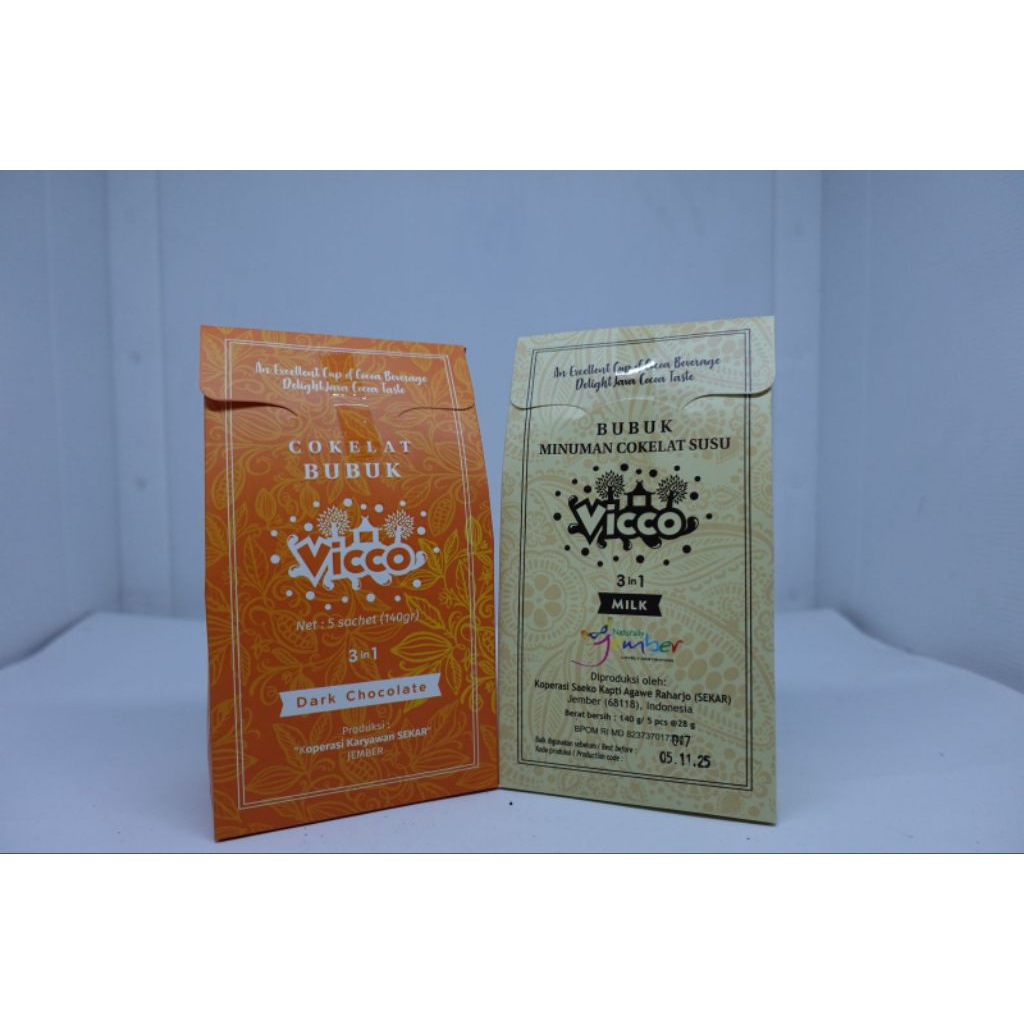 

Vicco 3 in 1 chocolate powder drink