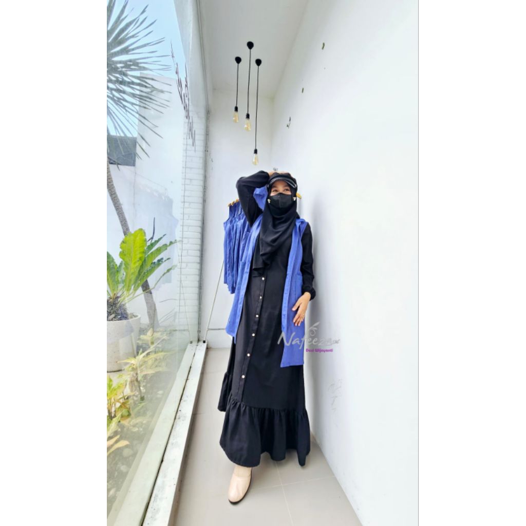 Konveksi Seragam Pengajian Custom Jahit Baju Dress Muslimah Syari Pre Order Baju Dewasa