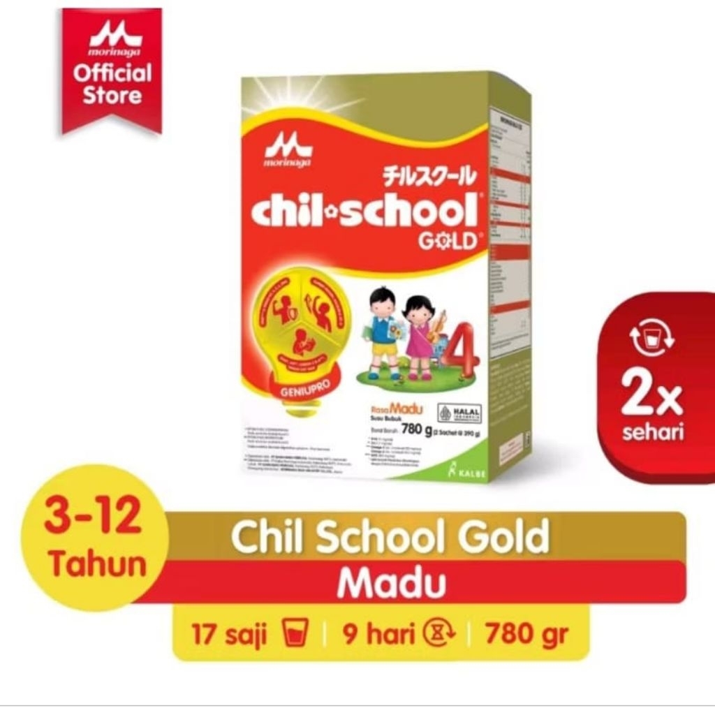

MORINAGA CHIL-SCHOOL GOLD TAHAP 4 MADU 780gr