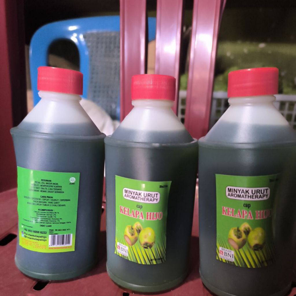 

Minyak kem-kem Kelapa hijau 400ml