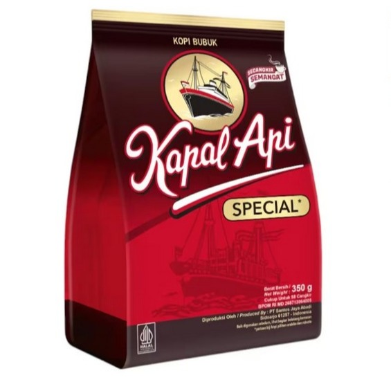 

Kapal Api Kopi Bubuk Special Merah 350g 1pc