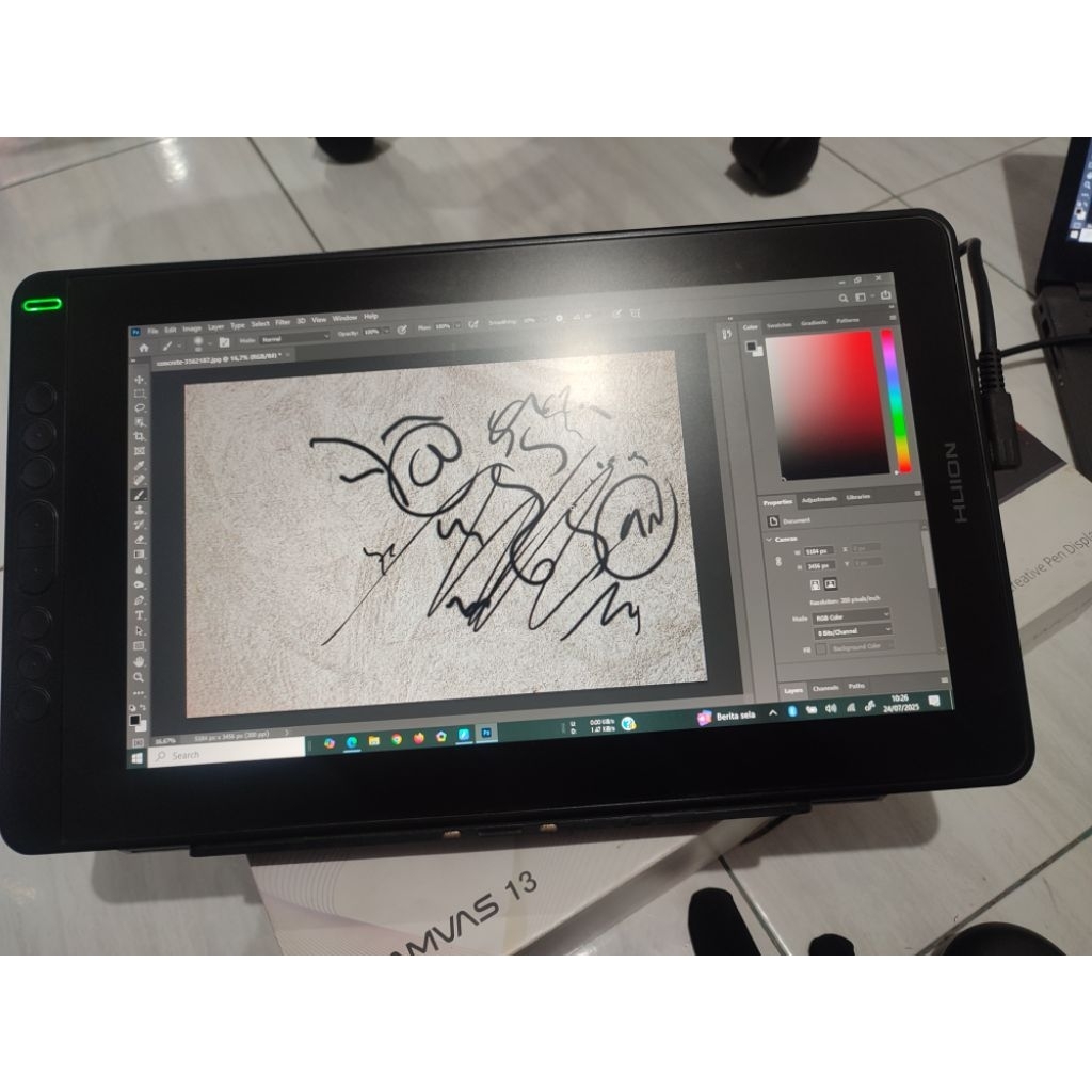 HUION KAMVAS 13 SECOND BEKAS