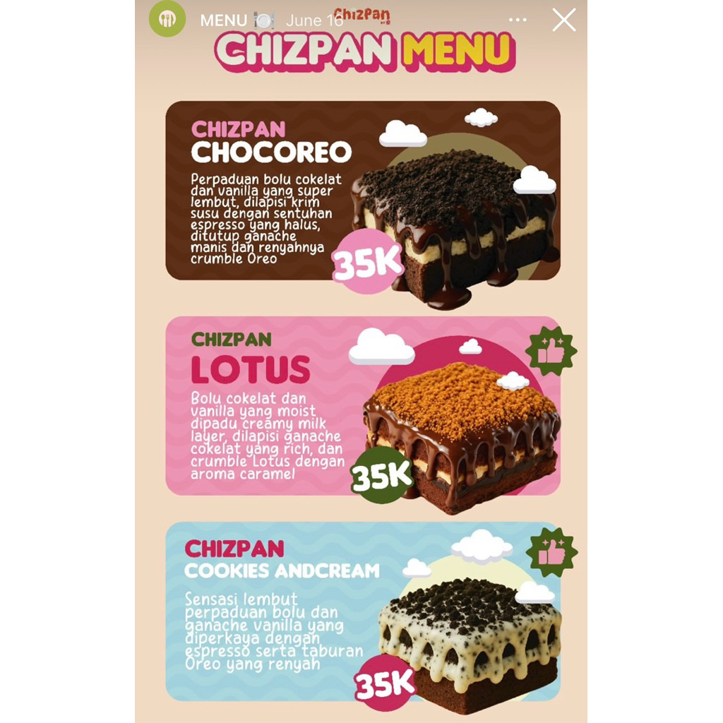 

Jastip Chizpan Blok M