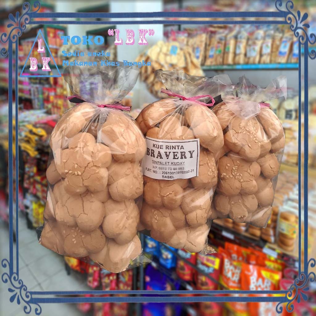 

Kue Rintak / Bangkit / Sagu Wijen Bravery khas Bangka