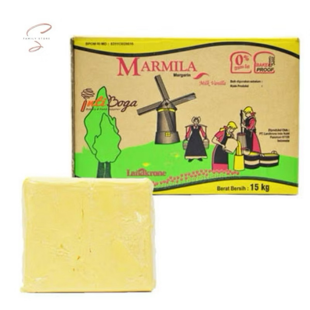 

Marmila Margarin Rasa Vanilla Susu repack 500gr