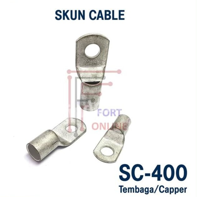 Skun Kabel SC-400 Tembaga Putih Scun Cable Dove FORT PANEL