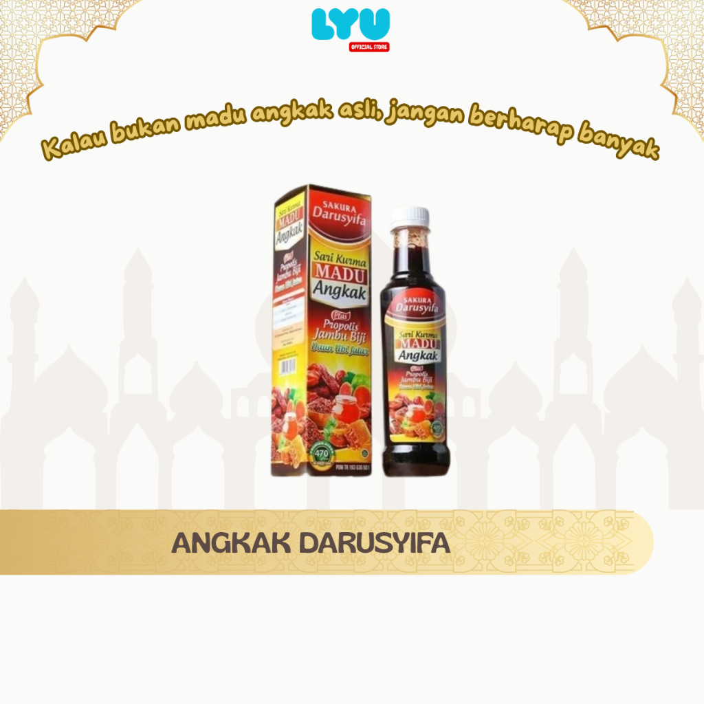 

SARI KURMA MADU ANGKAK DARUSYIFA | plus propolis, jambu biji & daun ubi jalar | bantu naikkan trombosit | solusi alami untuk DBD & typus | mendukung pemulihan tubuh | 100% original dan herbal alami