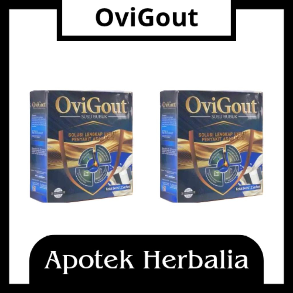 

OVIGOUT 2 BoxMilik Susu Suplemen Kesehatan Asam Urat, Kolesterol Dan Tulang Sendi