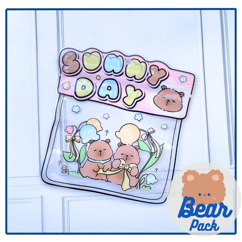 

Bear Pack - [6 PCS] Plastik Premium Motif Capybara