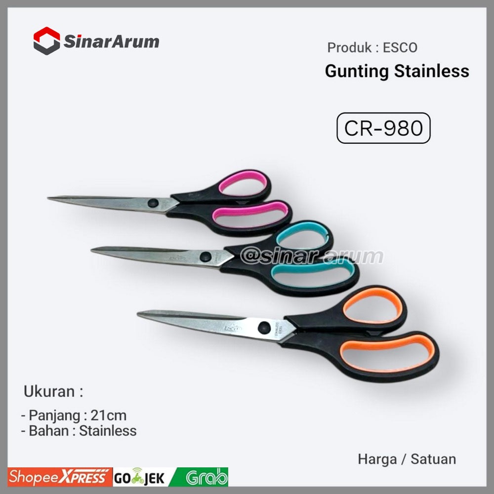 

Gunting Stainless / Gunting Kertas Stainless ESCO-980