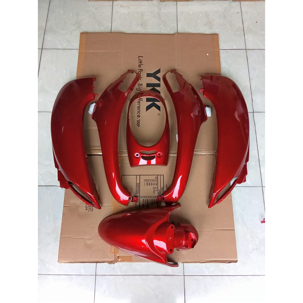 full set body Scoopy 2013-1016 warna merah