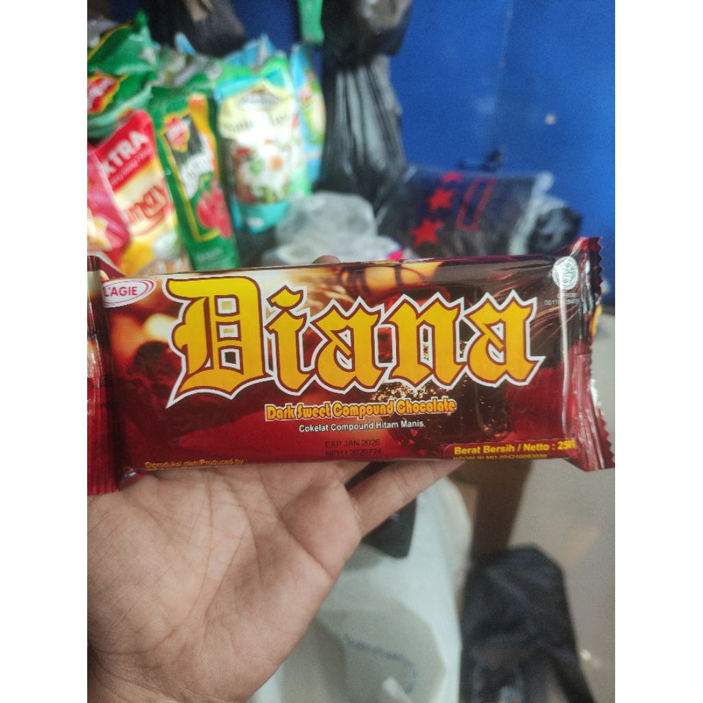 

L'AGIE DIANA DARK SWEET CHOCOLATE COMPUND 250 GRAM