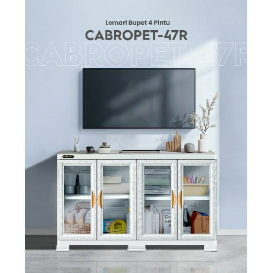 Buffet Rak TV Kabinet Plastik Napolly Cabsulfet / Cabropet