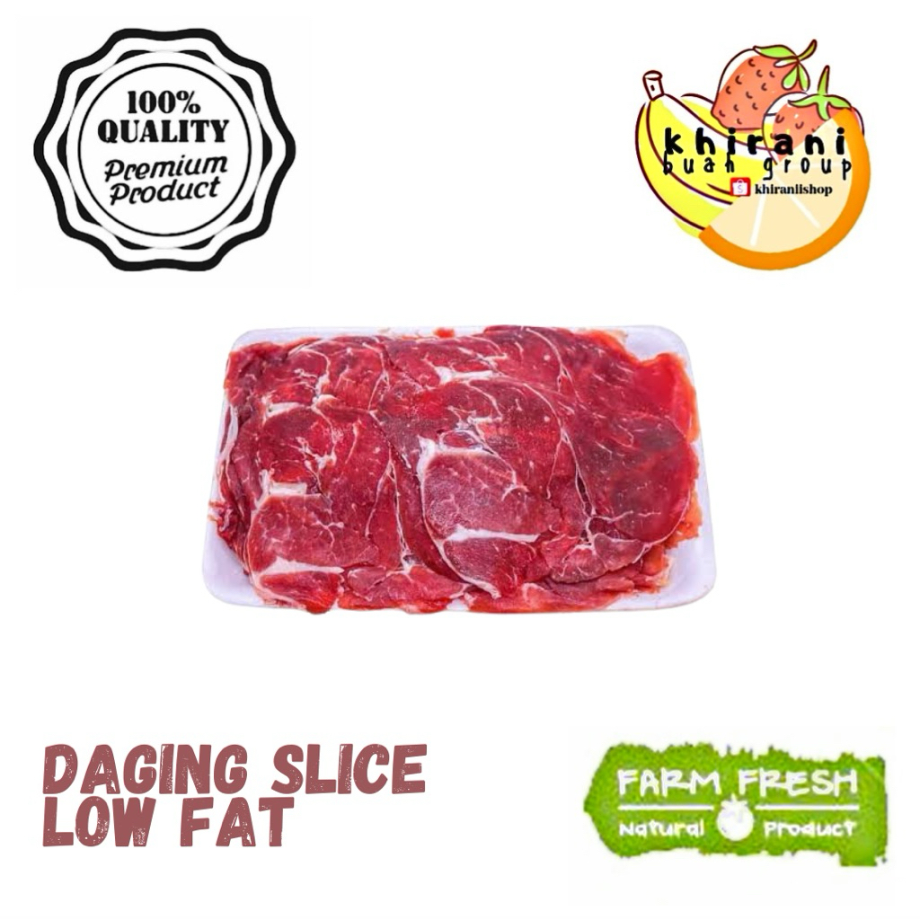 

Frozen Food - Daging Slice Non Lemak / Low Fat