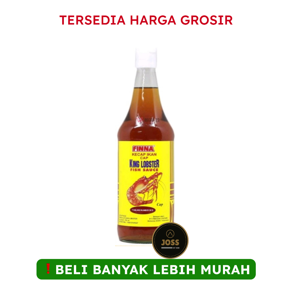 

[KHUSUS INSTAN] Kecap Ikan CAP KING LOBSTER FINNA 700ml