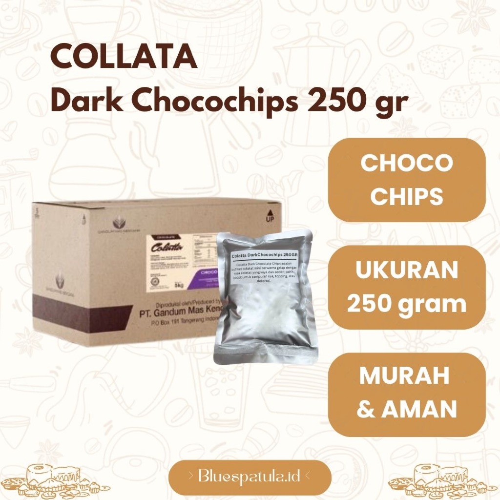 

Colatta Dark Chocolate Chips Repack 250GR