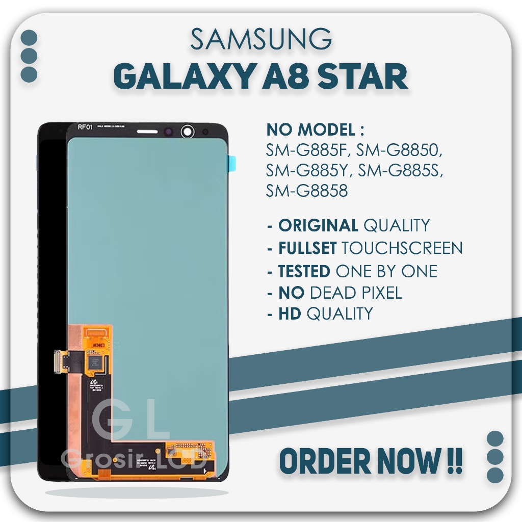 Grosir LCD Samsung A8 Star - Fullset Touch Screen