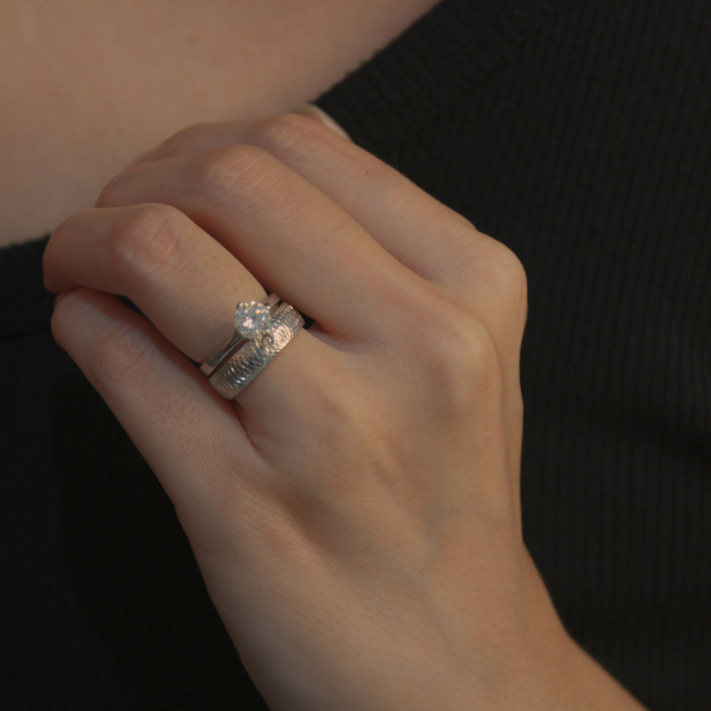 CACCIA - Draco Ring Sterling Silver 925 18k Gold Plated| Cincin Perak 925 Cowok Draco Anti Karat