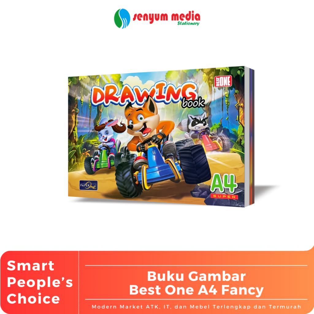 

Best One - Buku Gambar A4 | Buku Gambar Karakter (1 Pack Isi 10 Buku) (S:PAK)