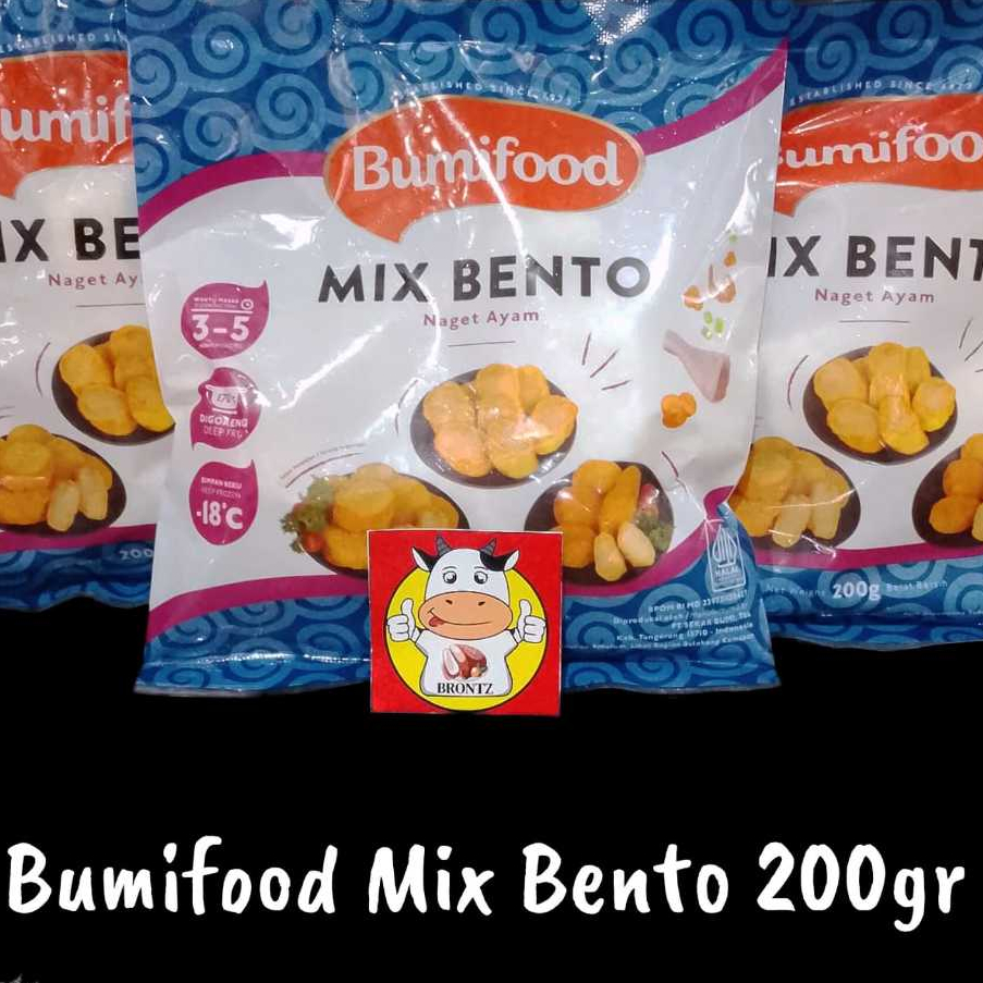 

BUMIFOOD MIX BENTO 200GR - FROZEN DOOD - BRONTZ JOGJA