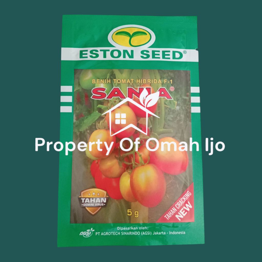 

Benih Tomat Sania 5 Gram Hibrida F1 Buah Keras dan Tahan Angkut