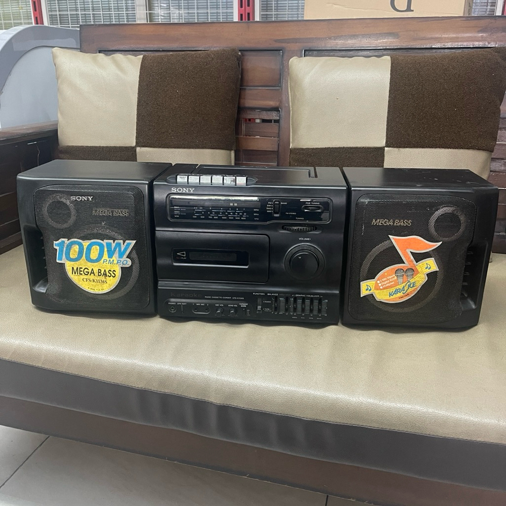 Radio Tape Compo SONY CFS-K1136S Mega Bass