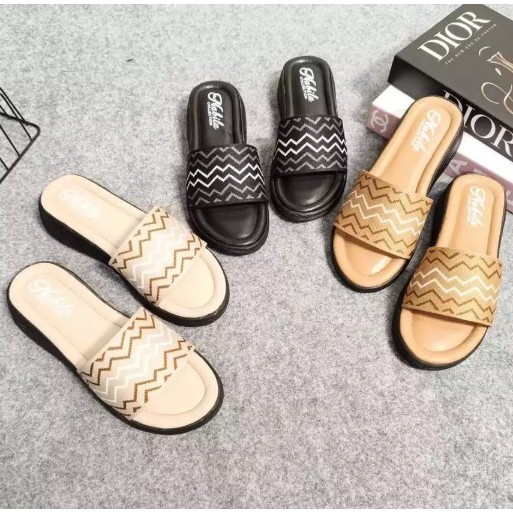 SANDAL WEDGES  SOL RAJUT  02 WANITA