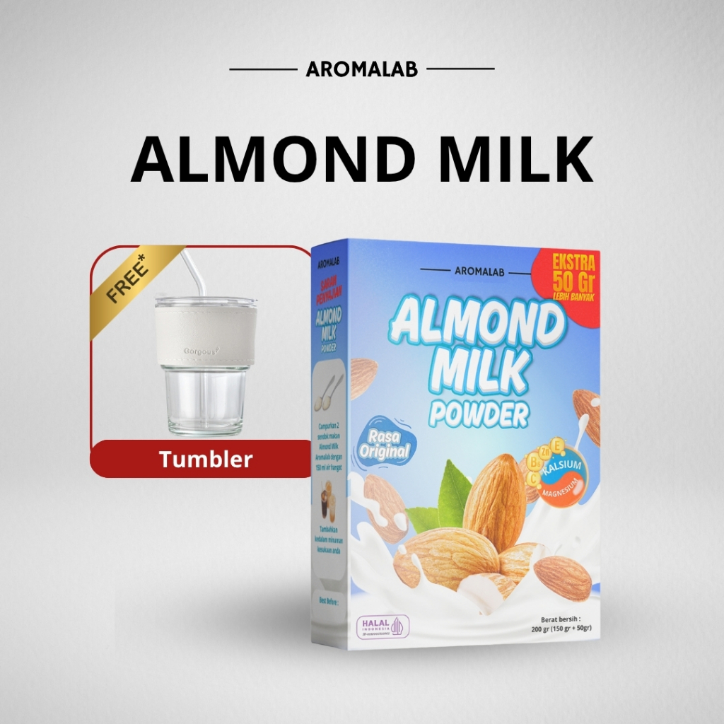 

AROMALAB - Almond Milk Original / Susu Almond Bubuk Rasa Original
