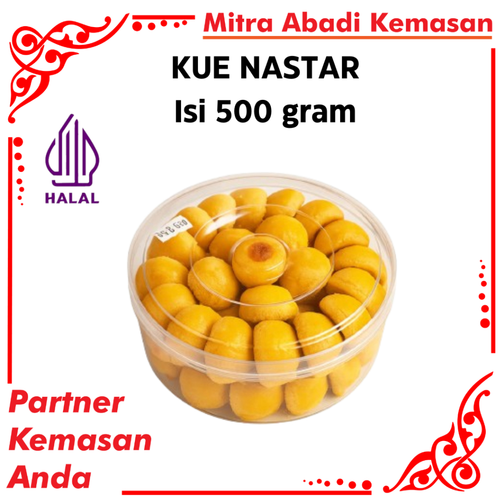 

KUE NASTAR PREMIUM 500 GRAM | KUE KERING PREMIUM | KUE NASTAR HALAL ISI 500 GRAM