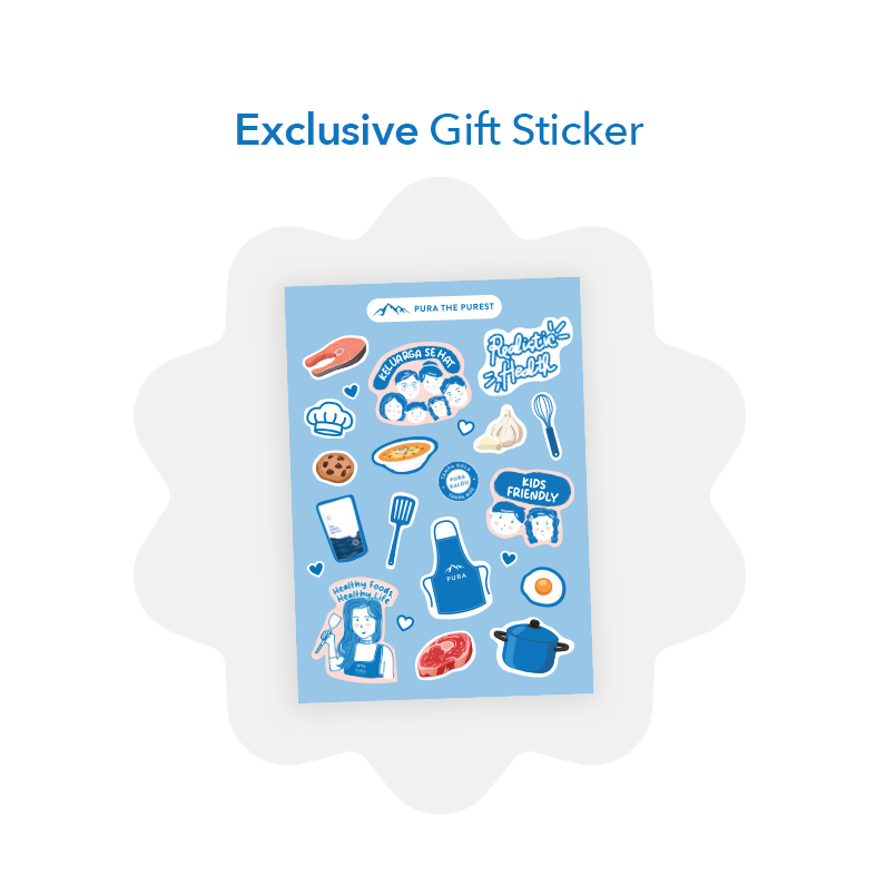 

[Exclusive Gift] Pura Healthy & Delicious Food Sticker