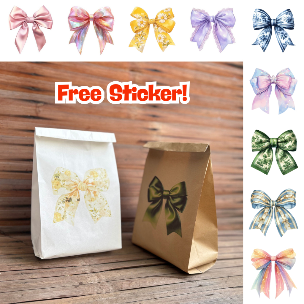 

Kantong Kertas Paper Bag Coquette | Amplop Bungkus Kado Aesthetic Gift Bag Cookies - Putih Cokelat