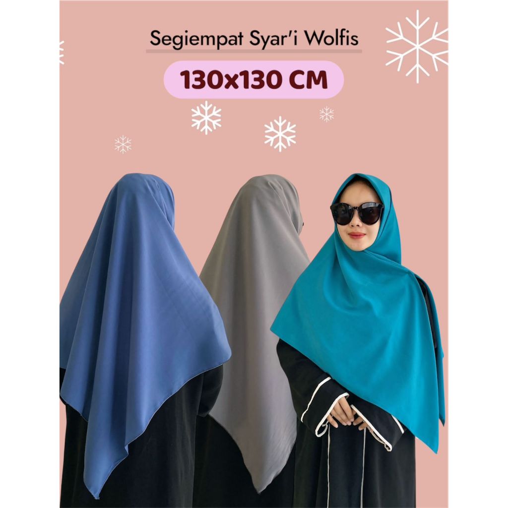jilbab segi empat syari | Hijab segi empat syari | kerudung syari  | jilbab segi empat | jilbab segi